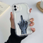 Samsung Galaxy A25 iPhone 15 jaoks Xiaomi Poco X6 Redmi 12 Huawei Honor 90 telefoni&uuml;mbrised NY4 multikas Kesks&otilde;rme kunsti eksklusiivne Kreemmustriline pehme &uuml;mbris for iPhone 6 valge