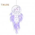 Dinosauruse unen&auml;op&uuml;&uuml;dja ​​kaunistus lastele kunstlik LED-valgusti sulgedest unen&auml;op&uuml;&uuml;dja ​​k&auml;sitsi valmistatud kodukaunistusega s&uuml;nnip&auml;ev Without Light roheline