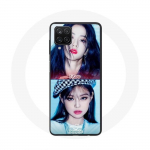 &Uuml;mbris Samsung Galaxy A12 Blackpink K-popi grupi t&uuml;drukute Jennie ja Jisoo Lovesick t&uuml;drukute plakatite jaoks