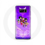 Coque pour Samsung Galaxy S8 BTS TinyTAN Animation Affiche RM Jin Suga J-Hope Jimin Jungkook Et V Zero O&rsquo;Clock