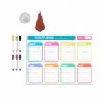 1 komplekti magnetilise teadetetahvliga k&uuml;lmkapimagnetiga kustutatav kirjutuspind n&auml;dalaplaneerija k&ouml;&ouml;k D