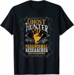 Paranormaalsete n&auml;htuste uurija Ghost Hunteri unisex T-s&auml;rk S