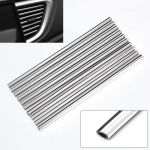 10 tk auto konditsioneeri v&auml;ljalaskeava vormimisliistud dekoratiivribad Smart Fortwo autotoodetele Skoda Octavia A7 Brush black