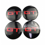 4 x GT 56,5 mm autoratta keskosa rummu korkide kleebised GT