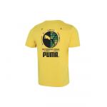 Puma Tr&uuml;kitud Logo &Uuml;mmarguse Kaelusega Spordis&auml;rk Meeste Topid Kollane 531307-37 M