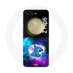 Coque Samsung Galaxy Z Flip5 Stitch ohana espace color&eacute;