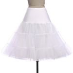 Alusseelik Naiste Retro vintage seelikkleit Crinoline alusseelik Rockabilly alusseelik pulmadeks M valge