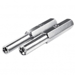 2 tk 3,8 mm 4,5 mm turvakruvikeeraja kuusnurkne m&auml;ngubitt Nintendo NES N64 jaoks h&otilde;be