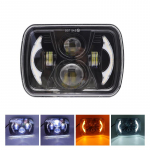 7-tolline ruudukujuline Automotive Wrangleri LED-esituli 40 W kollane ja valge suunatuleriba Jeep Cherokee jaoks 1 piece