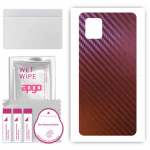 apgo skin sticker film foil vinyl for the BACK compatible with Samsung Galaxy Note 10 Lite, scratch-resistant, easy to install - Carbon Chameleon CAKA