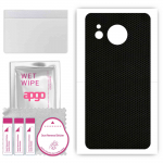 apgo Protective Skin Sticker for the back compatible with Sharp Aquos Sense7 Plus, Wrap Film, Foil, Vinyl - Pattern Matrix