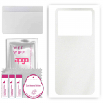 apgo Protective Skin Sticker for the back compatible with Infinix Note 12 Turbo, Wrap Film, Foil, Vinyl - Pattern Matte Transparent