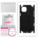apgo Protective Skin Sticker for the back+sides compatible with Apple iPhone 14 Plus, Full Wrap Film, Foil, Vinyl - Pattern Black Camo