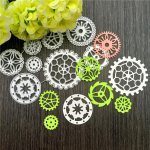 &Uuml;mmarguse kujuga pits s&uuml;sinikterasest surutr&uuml;kiga metallist l&otilde;ikevormid fotoalbumi sisekujundus, nugavorm, meisterdamine v&auml;ljal&otilde;igete tegemiseks dies