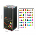 12/24/48/60/100 v&auml;rvide peeneteraline v&auml;rvipliiatsi komplekt 0,38 mm v&auml;rviline sketch-joonistuspliiats, peene otsaga marker, mis sobib suurep&auml;raselt ajakirja m&auml;rkmete tegemiseks 60pcs