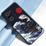 Jaapani Wave Anime draakoni &uuml;mbris Xiaomi Mi Redmi POCO X3 NFC GT F3 M3 10T 11T 7 7A K20 K40 Pro 11i A2 11 Lite CiVi kaanele Redmi 7