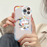 Anime Doraemon telefoni&uuml;mbris iPhone 11 12 13 Mini Pro Max 14 Pro Max Case jaoks iphone11