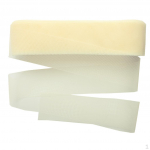 2 Rolls of 25 Yards and 4 cm Wide Polyester Ribbon Hair Net Mesh for DIY Craft Bridal Decoration Milk Yellow