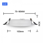 Led allvalgusti 12V DC s&uuml;vistatav &uuml;mmargune LED laelamp 36W 24W 18W 12W 9W 6W 3W LED kohtvalgusti kaunistus laelamp 12 volti Warm white