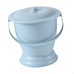 Bedpan Chamber Pot Night pissuaar, paksendatud, kaasaskantav kaanega tualettpott