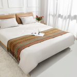 Visketekk Boheemia kootud diivanitekk tutiga diivanikate voodile diivanikate voodikate diivani kaunistus tekid 127x180cm punane