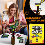 Anti-Gravity Card Balance reisim&auml;ng L&otilde;bus kaartide virnastamise m&auml;ng, mis sobib ideaalselt puhkuseks ja telkimiseks | 2-4 m&auml;ngijat One Size