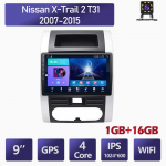 Android Carplay jaoks Nissan X-trail 2 T31 2007-2015 Autoraadio Multimeedia Videopleier GPS Navigatsioon WIFI 2+32GB 1+16GB