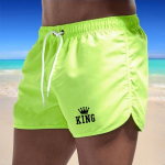 Meeste rannap&uuml;ksid surfamiseks ujumisriided kiiresti kuivavad rannariided 2024 hingavad ujumisp&uuml;ksid taskutega suvised meeste spordiriided S must