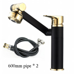 1080&deg; p&ouml;&ouml;ratav vannitoavalamu kraanikauss kraanikauss segisti tekile paigaldatud pritsmekindel veekraan du&scaron;ipea aeraatorid kraanin&otilde;ud PIPE x 2 G1/2