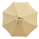 200/270/300CM Vihmavarju vahetuskuppel UV-kaitsega V&auml;li Aed Terrass Tagahoov P&auml;ikesevarju Turu Lauapealne Vihmavarju Vahetuskangas M