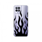 Realme 8i &uuml;mbrise 6,6-tollise silikoonist tagakaas OPPO Realme8i pehme &uuml;mbrise jaoks RMX3151 telefoni&uuml;mbrise kaitseraua Funda TPU Coque Capa Etui jaoks Realme 8i