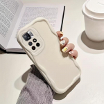 Moodne &uuml;hev&auml;rviline kreemjas &uuml;mbris Xiaomi Redmi Note 11 5G 13 12 Pro 11S 12S 13R 10 9 A3 A2 A1 K70E K70 K60 K50 13C 12C 10C pehme l&auml;bipaistva TPU telefoni &uuml;mbris jaoks Xiaomi Mi 11 valge