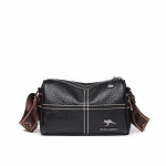 100% ehtsast nahast Crossbody kott naiste kott Naiste luksuslik k&auml;ekott Kvaliteetne &otilde;lakott Naiste k&auml;ekott must