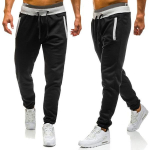 Jamickiki New Men Fashion vabaaja pikad p&uuml;ksid Outwear p&uuml;ksid 3 v&auml;rvi XXXL must