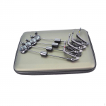 4 t&uuml;kki Karpkala P&uuml;&uuml;gi Swingerid Tarvikud Riidepuud Karbiga Naksatusindikaator Varustus Black