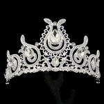 Atraktiivsed pruudi kerged luksuslikud aksessuaarid retro pulmakleit tiara s&uuml;nnip&auml;eva kroonprintsessi stiilis kroonpeav&otilde;ru sulamist