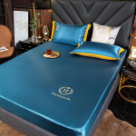 2 tk/3 tk 1 komplekt siidist voodilina satiin siidine Sisseehitatud voodilina libisemiskindel madratsi kate Voodikatted Voodipesu Pestav madratsikate 90x200 Sheet +1Pillowcase