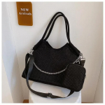 Suure mahutavusega trendikas teemantnaastidega &otilde;lakott naistele naiste vabaaja moekott Crossbody naiste kott must