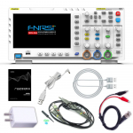 FNIRSI 1014D digitaalne ostsilloskoop 2 in 1 kahe kanaliga sisendsignaali generaator 100 MHz* 2 analoogribalaiusega 1 GSa/s diskreetimissagedus valge