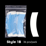 36 tk Superteip veekindel juukseteip Kahepoolne kleepuv superteip pitsile paruka toupee asendamiseks juuksuri tarvikud 36pcs sinine