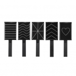 5 tk k&uuml;&uuml;nekunsti magnet kassisilma k&uuml;&uuml;nte disainid Magnetiline k&uuml;&uuml;nte v&otilde;lukepi muster manik&uuml;&uuml;ri magnetpulk k&uuml;&uuml;nekunsti aksessuaarid must