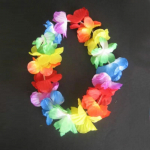 10 tk Hawaii peo lillep&auml;rg Kunstlillede vaniku kaelakee Hawai Festoon talumajade sisustus J&otilde;ulud Halloweeni tarvikud 1pcs