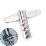 Metallist trummpulgad Skin Tuning Key Tuner Solid Square Socket Vastupidav t&ouml;&ouml;riist h&otilde;be