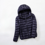 &Uuml;likerge plusssuuruses &otilde;huke sulejope naiste s&uuml;gistalvine &otilde;huke l&uuml;hikese kapuutsiga soe valge pardi sulemantel Naiste &uuml;ler&otilde;ivad 5XL tumesinine v&auml;rv