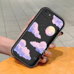 Pehme silikoonist ruudukujuline redelprintimismuster telefoni korpus, t&auml;iskaanega kaamera p&otilde;rutuskindel kaitse kummist &uuml;mbris iPhone Infinix Tecno OnePlus jaoks iPhone 7 valge