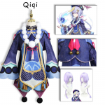 Qiqi Cosplay Anime &Uuml;htne Parukas Halloweeni Pidu Karnevali M&auml;ngukomplektid Uus Tegelane Rollim&auml;ng 2022 Sukap&uuml;ks Parukas L-(Costume+Wig)