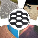 Plastikust tee tootja aia betooni vorm sillutis tellisvorm sillutustsement