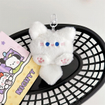 Kriuksuv pika sabaga kassi pl&uuml;&uuml;sist v&otilde;tmehoidja Armas pehme t&auml;idisega kassi v&otilde;tmer&otilde;ngas Koti kaunistused Kawaii kassi pl&uuml;&uuml;sist nukk v&otilde;tmer&otilde;ngas as the picture