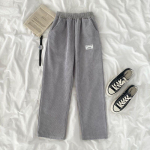 Corduroy p&uuml;ksid naiste s&uuml;gis- ja talvised vabad k&otilde;rge v&ouml;&ouml;kohaga laia s&auml;&auml;rega p&uuml;ksid pluss sametised paksud vabaaja p&uuml;ksid 2XL