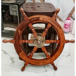Uued Pirates imelised kodukaunistused Laevaratas 45,72 cm | Nautical messingist puidust mere luksuslik kodurool | J&otilde;ulukingitusesemed